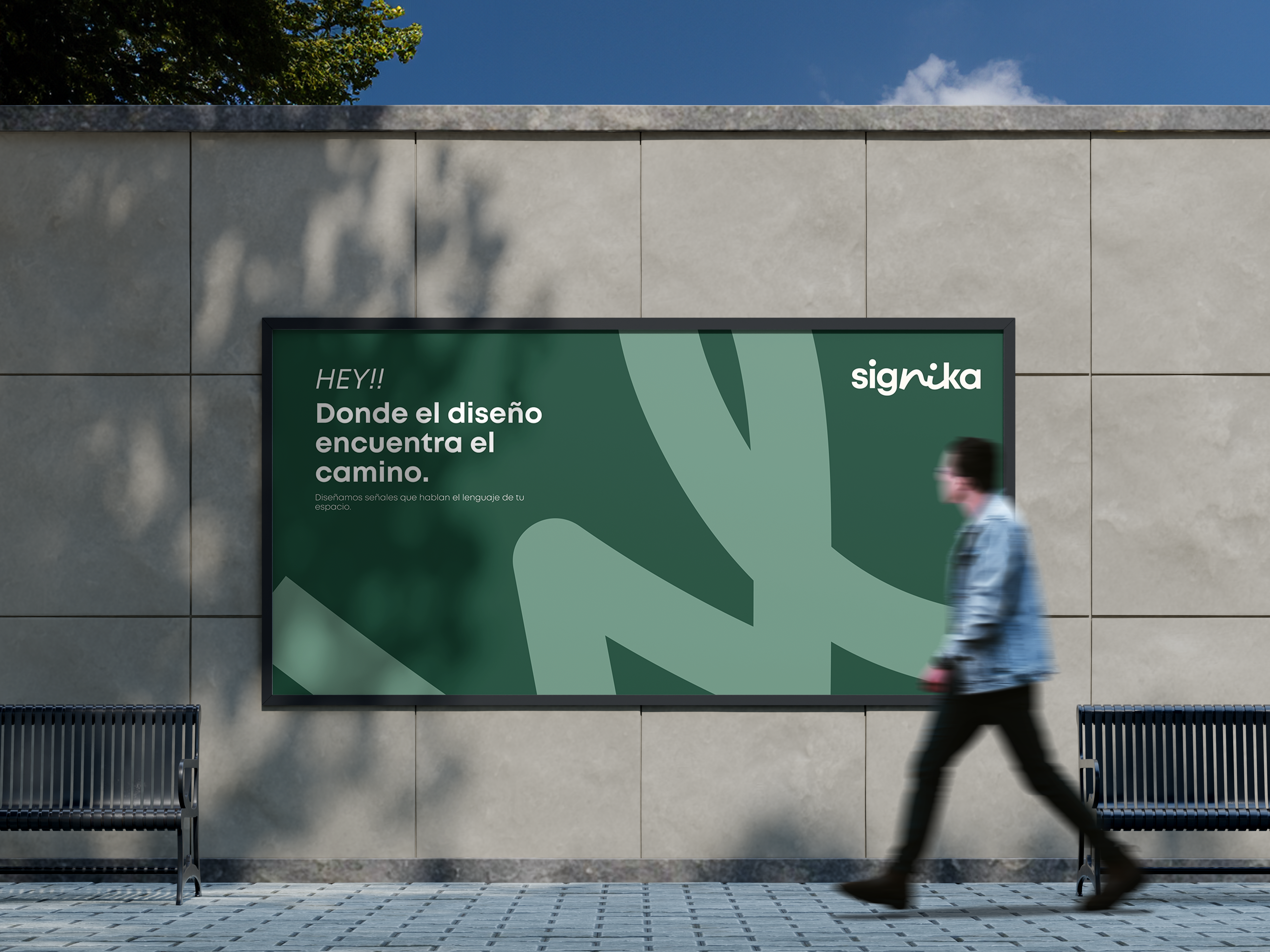 01. Outdoor Wall Billboard Mockup